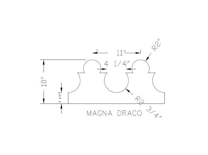 draco cresting detail